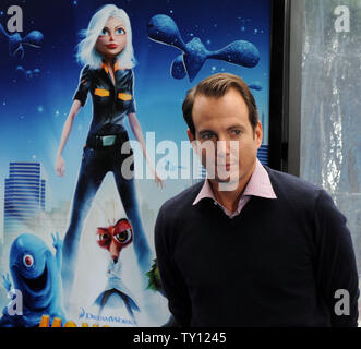 Schauspieler Will Arnett, die Stimme zu den fehlenden Link gibt in der animierten Bewegung Bild 'Monsters vs. Aliens", die Premiere des Films in Universal City, Kalifornien am 22. März 2009 besucht. (UPI Foto/Jim Ruymen) Stockfoto