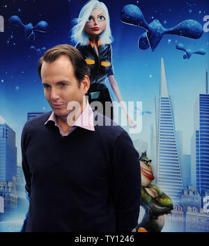 Schauspieler Will Arnett, die Stimme zu den fehlenden Link gibt in der animierten Bewegung Bild 'Monsters vs. Aliens", die Premiere des Films in Universal City, Kalifornien am 22. März 2009 besucht. (UPI Foto/Jim Ruymen) Stockfoto