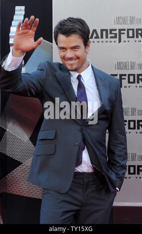 Schauspieler Josh Duhamel, die Sterne in der Sci-fi-Film "Transformers - Die Rache" besucht die Premiere des Films in Los Angeles am 22. Juni 2009. (UPI Foto/Jim Ruymen) Stockfoto