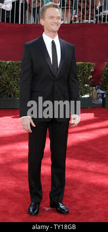 Show host Neil Patrick Harris kommt am 61. Primetime Emmy Awards auf der Nokia Center in Los Angeles am 20. September 2009. UPI/Lori Shepler Stockfoto