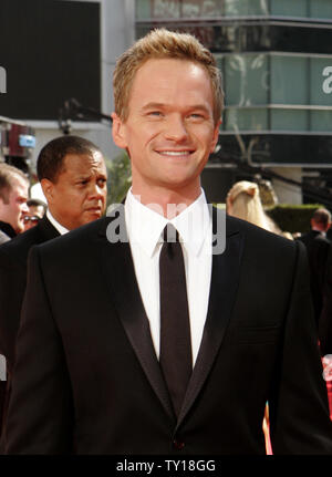 Show host Neil Patrick Harris kommt am 61. Primetime Emmy Awards auf der Nokia Center in Los Angeles am 20. September 2009. UPI/Lori Shepler Stockfoto