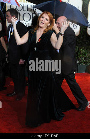 Sarah Ferguson kommt bei der 67. jährlichen Golden Globe Awards am 17 Januar, 2010 in Beverly Hills, Kalifornien. UPI/Jim Ruymen Stockfoto