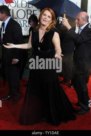 Sarah Ferguson kommt bei der 67. jährlichen Golden Globe Awards am 17 Januar, 2010 in Beverly Hills, Kalifornien. UPI/Jim Ruymen Stockfoto