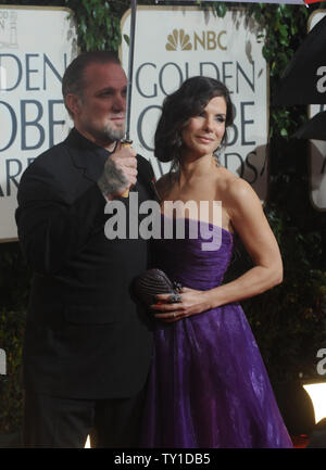 Sandra Bullock kommt bei der 67. jährlichen Golden Globe Awards im Beverly Hilton am 17 Januar, 2010 in Beverly Hills, Kalifornien. UPI/Jim Ruymen Stockfoto