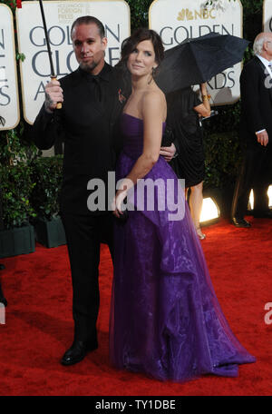 Sandra Bullock kommt bei der 67. jährlichen Golden Globe Awards im Beverly Hilton am 17 Januar, 2010 in Beverly Hills, Kalifornien. UPI/Jim Ruymen Stockfoto