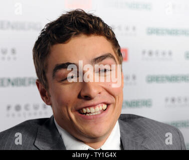 Dave Franco, der Mitglied in der motion picture Komödie 'Greenberg', besucht die Premiere des Films am Arclight Cinerama Dome in Los Angeles am 18. März 2010. UPI/Jim Ruymen Stockfoto