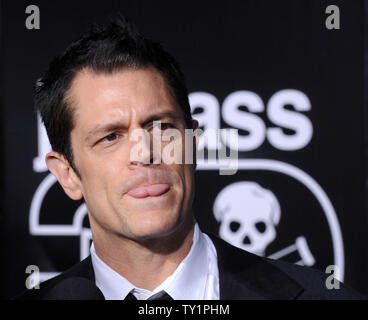 Warf Mitglied Johnny Knoxville besucht die Premiere des Motion picture Actionkomödie Dokumentarfilm "Jackass 3D" am Grauman's Chinese Theater in Hollywood" in Los Angeles am 13. Oktober 2010. UPI/Jim Ruymen Stockfoto