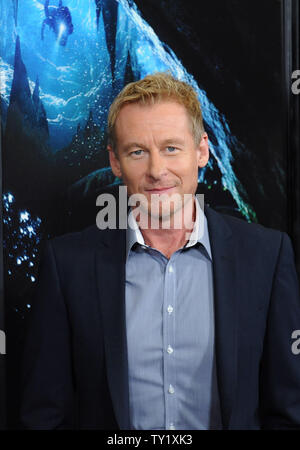 Australische Schauspieler Richard Roxburgh, der Mitglied in der neuen 3D-Film Abenteuer Thriller anctum', kommt zur Premiere des Films beim Mann's Chinese 6 im Hollywood Abschnitt von Los Angeles am 31. Januar 2011. UPI/Jim Ruymen Stockfoto