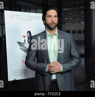 David Schwimmer, der Regie und produzierte die Motion picture Thriller 'Trust', die Premiere des Films in der DGA-Theater in Los Angeles am 21. März 2011 besucht. UPI/Jim Ruymen Stockfoto