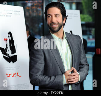 David Schwimmer, der Regie und produzierte die Motion picture Thriller 'Trust', die Premiere des Films in der DGA-Theater in Los Angeles am 21. März 2011 besucht. UPI/Jim Ruymen Stockfoto