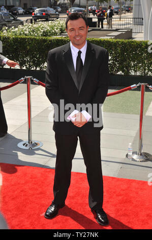 LOS ANGELES, Ca. September 12, 2009: Seth Rogen bei den 2009 Creative Arts Emmy Awards im Nokia Theatre L.A. Leben in der Innenstadt von Los Angeles. © 2009 Paul Smith/Featureflash Stockfoto