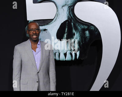 Courtney B. Vance, ein Ensemble in der motion picture Thriller "Final Destination 5", sorgt sich die Premiere des Films am Grauman's Chinese Theater, die Hollywood in Los Angeles am 10. August 2011. UPI/Jim Ruymen Stockfoto