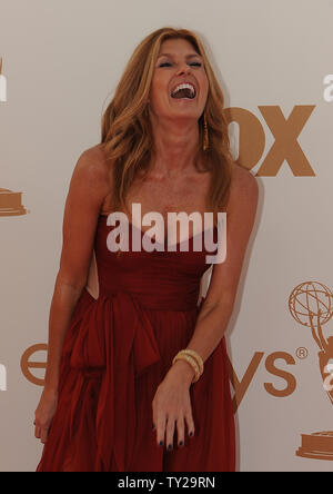 Connie Britton kommt am 63. Primetime Emmy Awards im Nokia Theater in Los Angeles am 18. September 2011. UPI/Jayne Kamin Oncea Stockfoto