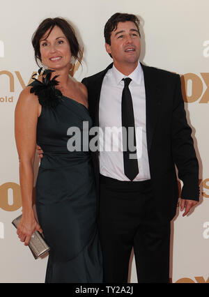 Kyle Chandler und Frau Kathryn am 63. Primetime Emmy Awards im Nokia Theater in Los Angeles am 18. September 2011. UPI/Jayne Kamin Oncea Stockfoto