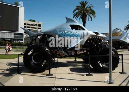 Art car Förderung des elektronischen Gaming Company. E3 - Electronic Entertainment Expo - Los Angeles, Kalifornien, Vereinigte Staaten von Amerika Stockfoto