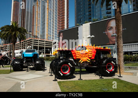 Art car Förderung des elektronischen Gaming Company. E3 - Electronic Entertainment Expo - Los Angeles, Kalifornien, Vereinigte Staaten von Amerika Stockfoto