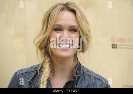 Aaliyah Ginster besucht die 'Letzte Nacht ich Schwamm mit einer Meerjungfrau "Earth Day Event an der Annenberg Gemeinschaft Beach House in Santa Monica, Kalifornien am 22. April 2012. UPI/Phil McCarten Stockfoto