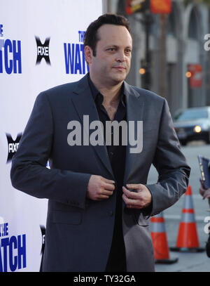 Vince Vaughn, ein Ensemble in der motion picture sci-fi-Komödie "Watch", die Premiere des Films am Grauman's Chinese Theater in Hollywood" in Los Angeles am 23. Juli 2012 besucht. UPI/Jim Ruymen Stockfoto