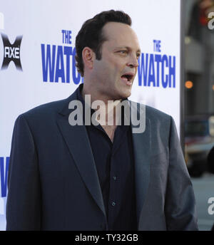 Vince Vaughn, ein Ensemble in der motion picture sci-fi-Komödie "Watch", die Premiere des Films am Grauman's Chinese Theater in Hollywood" in Los Angeles am 23. Juli 2012 besucht. UPI/Jim Ruymen Stockfoto