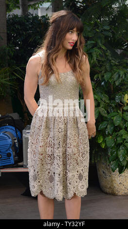 Warf Mitglied Jessica Biel besucht das Foto für Columbia Pictures sci-fi Thriller' "Insgesamt" abrufen, im Four Seasons Hotel in Los Angeles am 28. Juli 2012 statt. UPI/Jim Ruymen Stockfoto