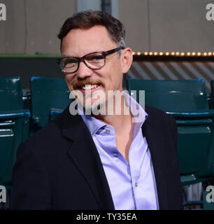 Matthew Lillard, der Mitglied in der motion picture Drama "Trouble mit der Kurve", sorgt sich die Premiere des Films im Village Theatre in Los Angeles am 19. September 2012. UPI/Jim Ruymen Stockfoto