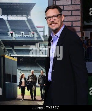 Matthew Lillard, der Mitglied in der motion picture Drama "Trouble mit der Kurve", sorgt sich die Premiere des Films im Village Theatre in Los Angeles am 19. September 2012. UPI/Jim Ruymen Stockfoto