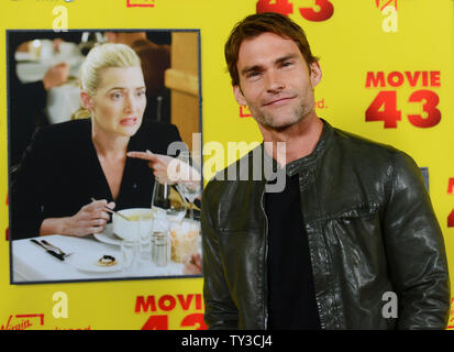 Seann William Scott, der Mitglied in der motion picture Film Komödie "43", sorgt sich die Premiere des Films im TCL Chinese Theatre in Hollywood" in Los Angeles am 23. Januar 2013. UPI/Jim Ruymen Stockfoto