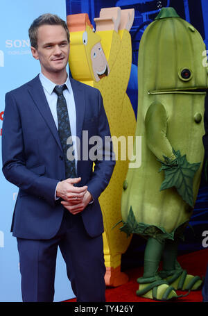 Warf Mitglied Neil Patrick Harris besucht die Premiere des Motion Picture sci-fi-Komödie "Wolkig mit Aussicht auf Fleischbällchen 2' im Regency Dorf Theater im Westwood Abschnitt von Los Angeles am 21. September 3013. UPI/Jim Ruymen Stockfoto