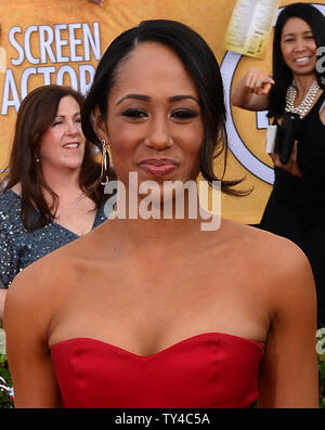Schauspielerin Margot Bingham kommt für die 20. jährlichen SAG Awards im Shrine Auditorium in Los Angeles am 18. Januar 2014 statt. der Screen Actors Guild Awards sind Telecast live auf TNT. UPI/Jim Ruymen Stockfoto