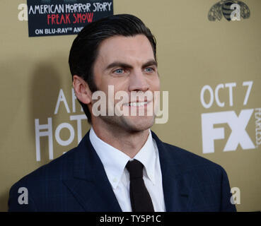 Schauspieler Wes Bentley besucht die Premiere Screening der FX' amerikanischen Horror Story: Hotel "am Regal Cinemas L.A. Leben in Los Angeles am 3. Oktober 2015. Storyline: sowohl physische als auch psychische Schrecken beeinflussen ein Zerlegen Familie, Arbeiter und Bewohner einer Irrenanstalt, einem Coven von Hexen, und eine Form von Zirkus freaks in dieser Anthologie Serie, wobei der Schwerpunkt auf den Themen der Untreue, Sanity, Unterdrückung und Diskriminierung. Foto von Jim Ruymen/UPI Stockfoto