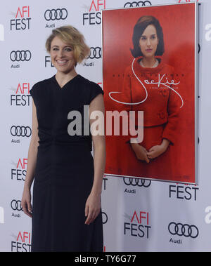 Warf Mitglied Greta Gerwig besucht die Premiere von "Jackie" als Teil von AFI Fest in TCL Chinese Theatre in Hollywood" in Los Angeles am 14 November, 2016. Foto von Jim Ruymen/UPI Stockfoto