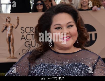 Schauspielerin Jolene Purdy kommt für die der 23. jährlichen SAG Awards im Shrine Auditorium in Los Angeles, am 29. Januar 2017. Die Screen Actors Guild Awards werden live auf TNT und TBS ausgestrahlt werden. Foto von Jim Ruymen/UPI Stockfoto