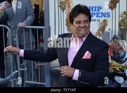 Schauspieler Erik Estrada besucht die Premiere des Motion picture Komödie 'Chips' in TCL Chinese Theatre in Hollywood" in Los Angeles am 20. März 2017. Handlung: ein Anfänger Officer ist mit einem gehärteten Pro bei der California Highway Patrol zusammengetan, obwohl der Neuling bald lernt, sein Partner ist wirklich eine undercover FBI-Untersuchung einer heist, dass möglicherweise einige Crooked cops beteiligt. Foto von Jim Ruymen/UPI Stockfoto