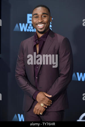 Schauspieler Demetrius Shipp Jr. besucht die 17. jährliche BET Awards bei Microsoft Theater in Los Angeles am 25. Juni 2017. Die Zeremonie feiert Erfolge in der Unterhaltung und in Ehren Musik, Sport, Fernsehen und Filme, die zwischen dem 1. April 2016 und 31. März 2017 freigegeben. Foto von Christine Kauen/UPI Stockfoto