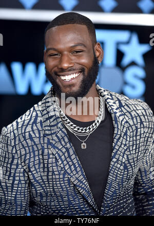 Schauspieler Kofi Siriboe besucht die 17. jährliche BET Awards bei Microsoft Theater in Los Angeles am 25. Juni 2017. Die Zeremonie feiert Erfolge in der Unterhaltung und in Ehren Musik, Sport, Fernsehen und Filme, die zwischen dem 1. April 2016 und 31. März 2017 freigegeben. Foto von Christine Kauen/UPI Stockfoto