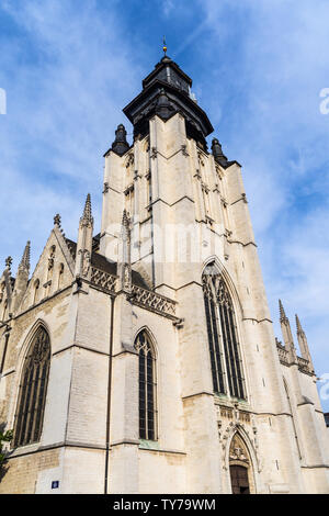 Église Notre-Dame de la Chapelle, Brüssel, Belgien. Stockfoto