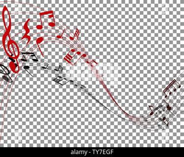 Vektor Notes Design mit Transparenz Raster auf der Rückseite. Vector Illustration. Stock Vektor