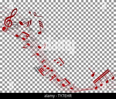 Vektor Notes Design mit Transparenz Raster auf der Rückseite. Vector Illustration. Stock Vektor