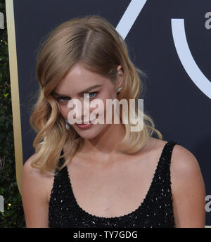 Schauspieler Samara Weberei besucht die 75. jährliche Golden Globe Awards im Beverly Hilton Hotel in Beverly Hills, Kalifornien am 7. Januar 2018. Foto von Jim Ruymen/UPI Stockfoto