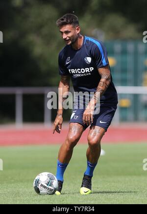 Bochum, Deutschland. 25. Juni 2019. firo: 25.06.2019, Fußball, 2.Bundesliga, Saison 2019/2020 VfL Bochum, training, training beginnen, Danny Blum | Verwendung der weltweiten Kredit: dpa/Alamy leben Nachrichten Stockfoto