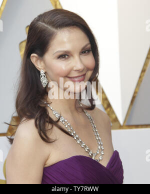 Ashley Judd kommt auf dem roten Teppich zum 90. jährlichen Academy Awards im Dolby Theatre in Hollywood" in Los Angeles am 4. März 2018. Foto von John angelillo/UPI Stockfoto