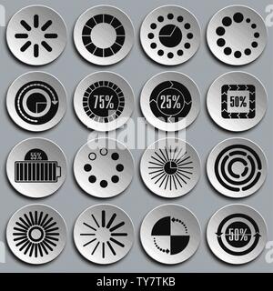 Frachtbrief ähnliche Symbole auf dem Hintergrund für Grafik- und Webdesign. Einfache Abbildung. Internet Konzept Symbol für Website Taste oder mobile App. Stock Vektor
