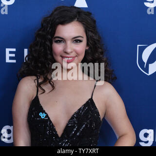 Kolumbianische Schauspielerin Isabella Gomez besucht die 29. jährliche GLAAD Media Awards im Beverly Hilton Hotel in Beverly Hills, Kalifornien am 12. April 2018. Foto von Jim Ruymen/UPI Stockfoto