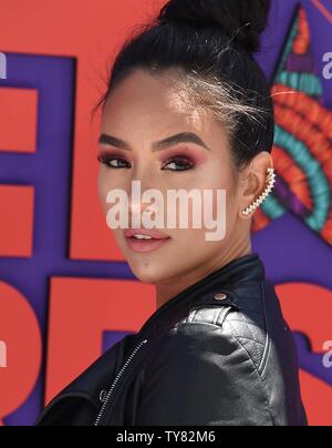 Modell Samantha Elizabeth besucht die 18. jährlichen BET Awards bei Microsoft Theater in Los Angeles am 24. Juni 2018. Die Zeremonie feiert Erfolge in der Unterhaltung und in Ehren Musik, Sport, Fernsehen und Filme, die zwischen dem 1. April 2017 und 31. März 2018 freigegeben. Foto von Gregg DeGuire/UPI Stockfoto