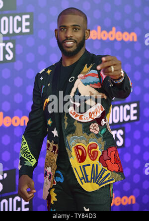 Houston Rockets Point Guard Chris Paul besucht das Nickelodeon Kids' Choice Sports Awards 2018 Barker Hangar in Santa Monica, Kalifornien am 19. Juli 2018. Foto von Chris Kauen/UPI Stockfoto