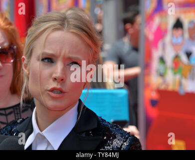 Kristen Bell, die Stimme von Jade Wilson in der animierten Science-Fiction-Film 'Teen Titans Go! Zu den Filmen "besucht die Premiere des Films im TCL Chinese Theatre in Hollywood" in Los Angeles am 22. Juli 2018. Handlung: ein Bösewicht maniacal Plan für die Weltherrschaft verschiebt fünf Teenager Superhelden, der Traum von Hollywood stardom. Foto von Jim Ruymen/UPI Stockfoto