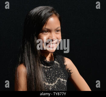 Warf Mitglied Vanessa Anne Williams besucht die Premiere des sci-fi-film Komödie und Thriller' das Haus mit einer Uhr in seinen Mauern' an der TCL Chinese Theatre in Hollywood" in Los Angeles am 16. September 2018. Der Film erzählt die Geschichte eines jungen Waisen namens Lewis Barnavelt (Jack Black), der Aids seine magische Onkel bei der Suche nach einer Uhr mit der Macht über das Ende der Welt zu bringen. Foto von Jim Ruymen/UPI Stockfoto