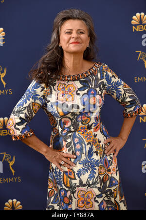 Schauspieler Tracey Ullman besucht die 70. jährlichen Primetime Emmy Award auf der Microsoft Theater in der Innenstadt von Los Angeles am 17. September 2018. Foto von Christine Kauen/UPI Stockfoto