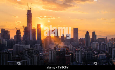 Skyline von Beijing Stockfoto