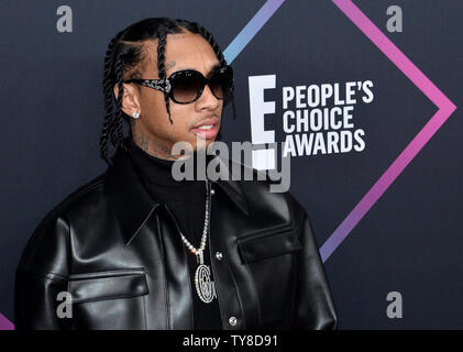 Rapper Lil Wayne kommt für die 44. jährlichen E! Der Menschen Choice Awards am Barker Hangar in Santa Monica, Kalifornien am 11. November 2018. Foto von Jim Ruymen/UPI Stockfoto